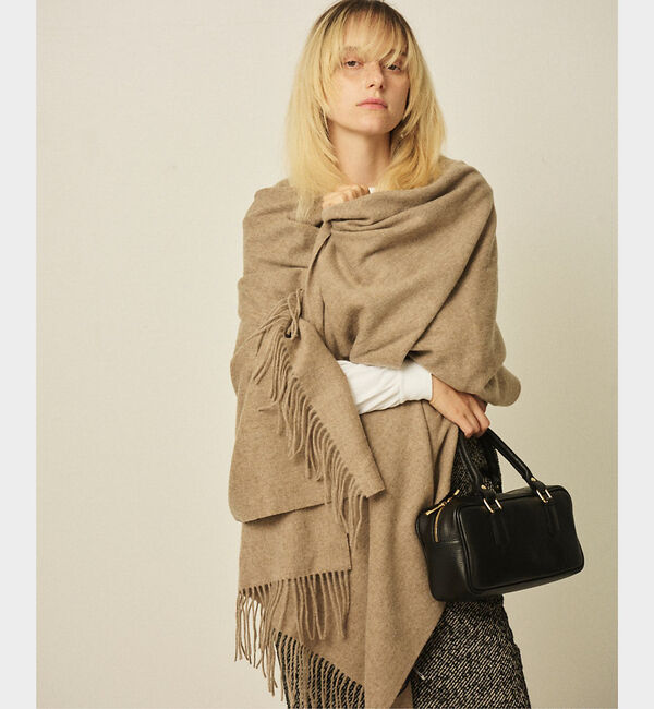 Rouge vif「【定番人気】【2025AW新作】【TWEEDMILL/ツイードミル】大判ストール」|マフラー|