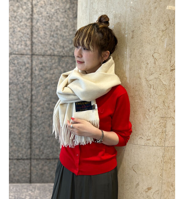 Rouge vif「【定番人気】【2025AW新作】【TWEEDMILL/ツイードミル】大判ストール」|マフラー|