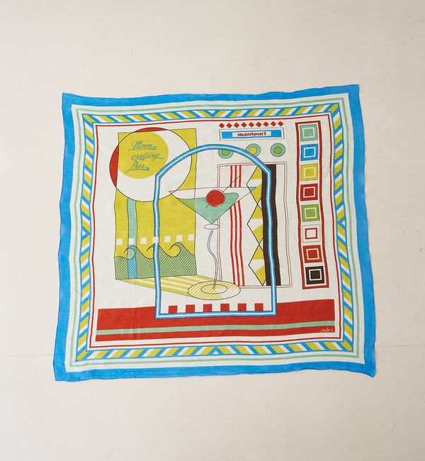 Rouge vif「【manipuri/マニプリ】カクテル コットンシルクストール 120&times;120」|マフラー|