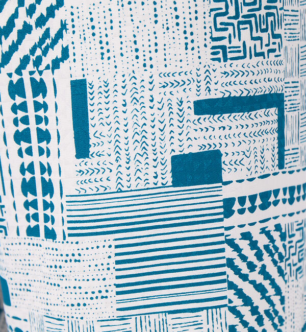 qualite「《セットアップ対応》ジオメパッチワークプリントパンツ」|その他|