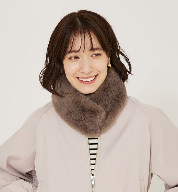 abahouse mavie「エコファーティペット」|マフラー|