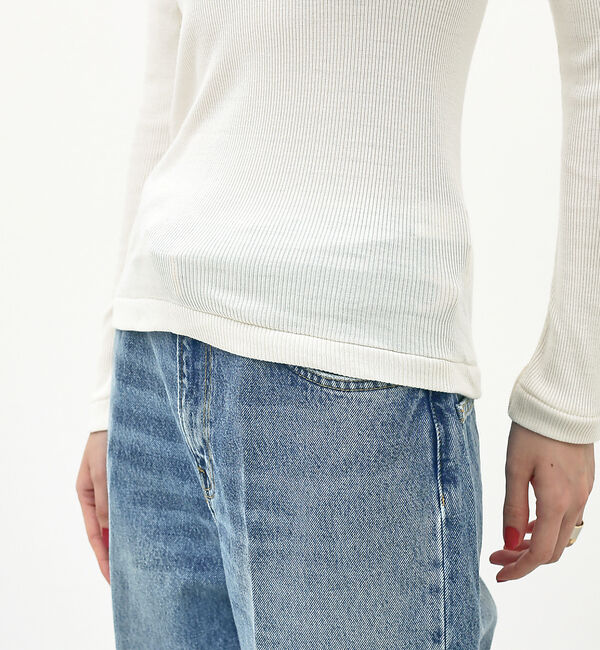 The Store by C' 「【COCUCA】ウォッシャブルシルクプルオーバー」|Tシャツ・カットソー|