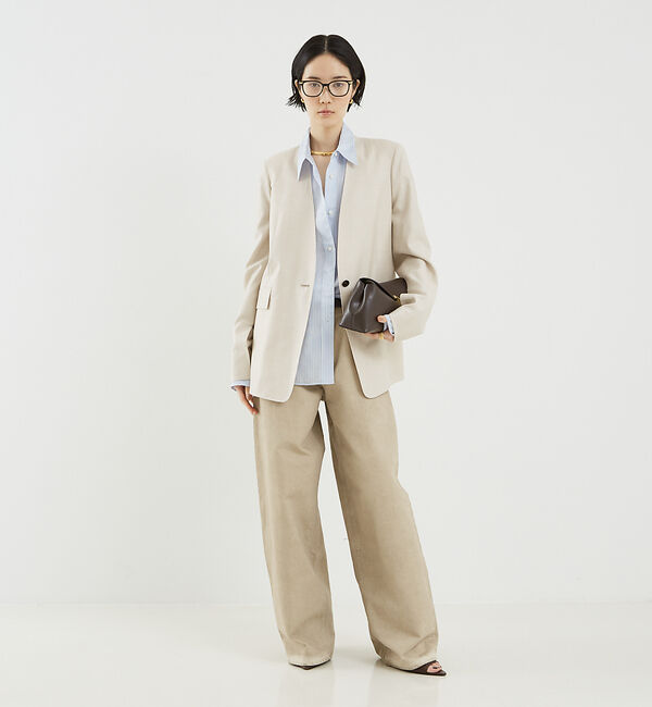 The Store by C' 「【COCUCA】ノーカラージャケット」|ノーカラージャケット|