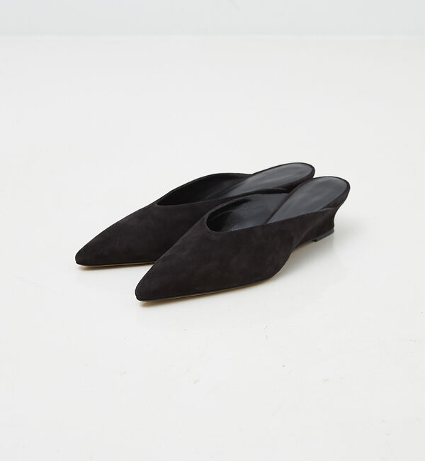The Store by C' 「【Le Monde Beryl】MICRO WEDGE MULE／スエードミュー」|パンプス|