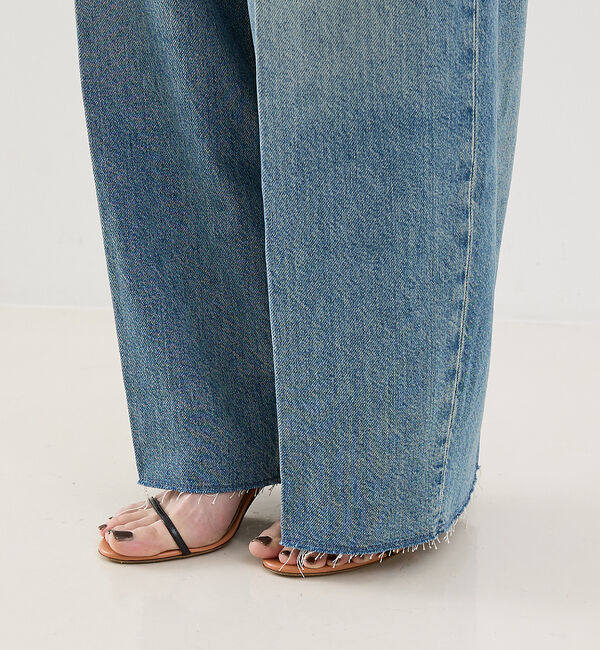 The Store by C' 「【HAIKURE】BETHANY ASIAN FIT／ワイドデニムパンツ」|デニム|