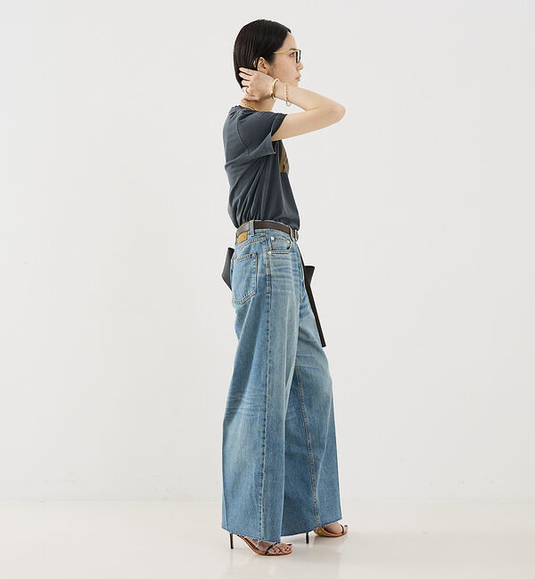 The Store by C' 「【HAIKURE】BETHANY ASIAN FIT／ワイドデニムパンツ」|デニム|