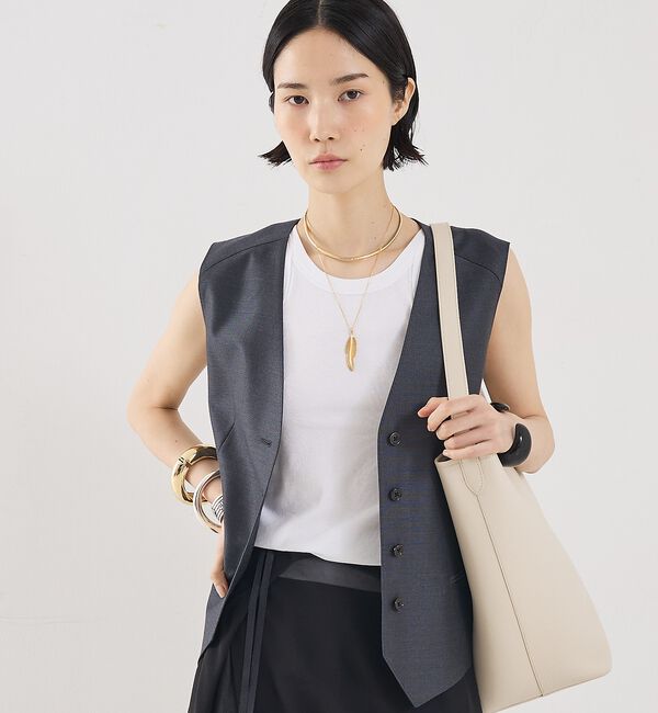 The Store by C' 「【COCUCA】ノースリーブベスト」|ダウンベスト・ベスト|