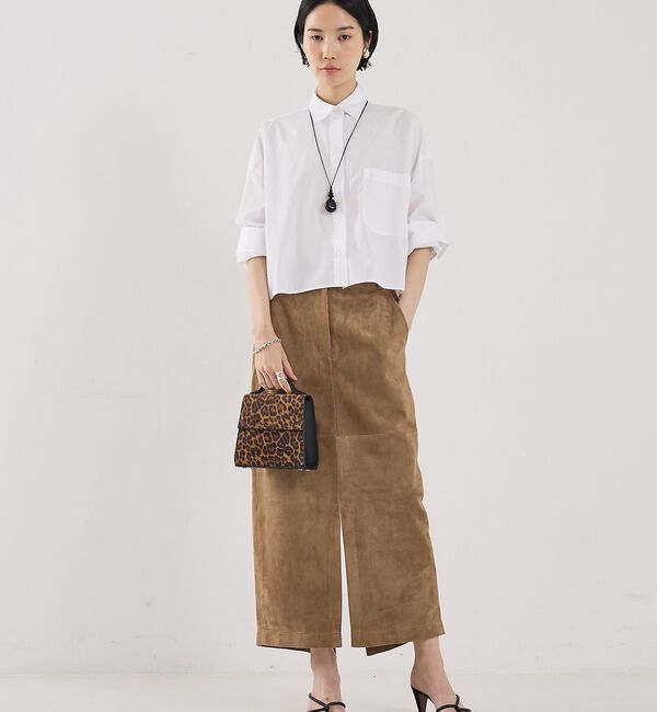 The Store by C' 「【COCUCA】スエードスリットスカート」|スカート|