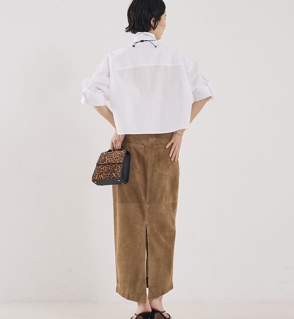 The Store by C' 「【COCUCA】スエードスリットスカート」|スカート|