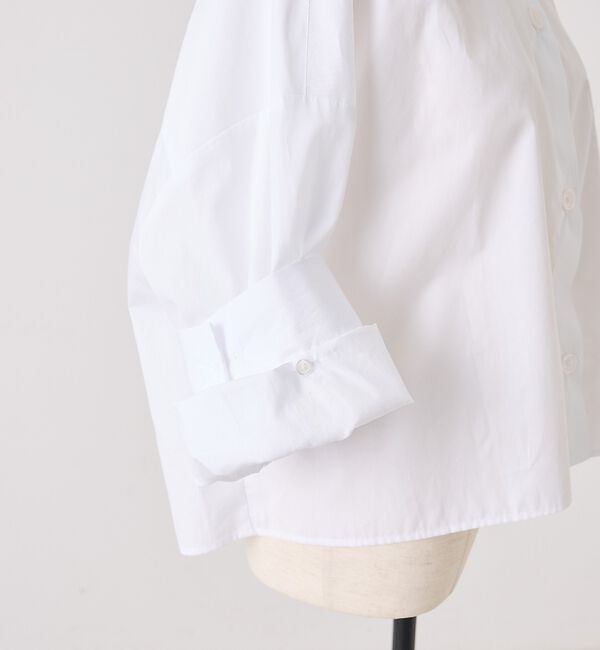 The Store by C' 「【TWP】Next Ex／クロップ丈シャツ」|シャツ・ブラウス|