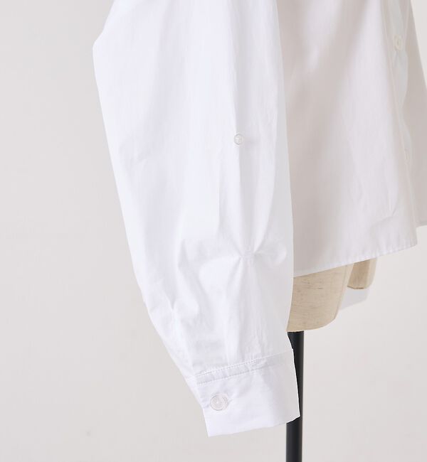 The Store by C' 「【TWP】Next Ex／クロップ丈シャツ」|シャツ・ブラウス|