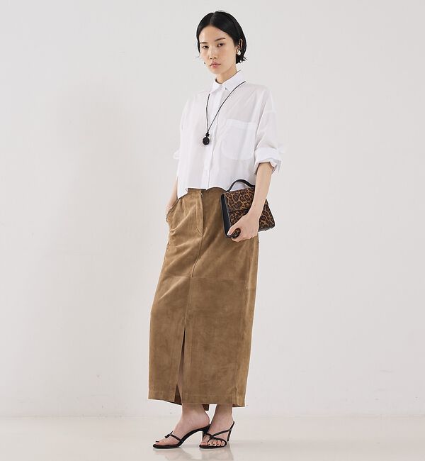 The Store by C' 「【TWP】Next Ex／クロップ丈シャツ」|シャツ・ブラウス|