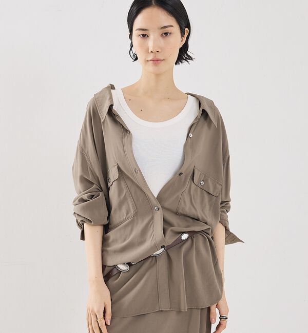 The Store by C' 「【COCUCA】ニュアンスシャツ【予約】」|シャツ・ブラウス|