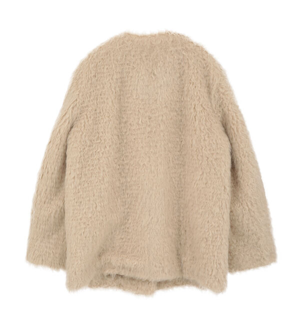 Liesse「【LEHA/レハ】BEIGE FAUX FUR HALF COAT(DR4FC001)」|その他|