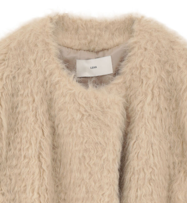 Liesse「【LEHA/レハ】BEIGE FAUX FUR HALF COAT(DR4FC001)」|その他|