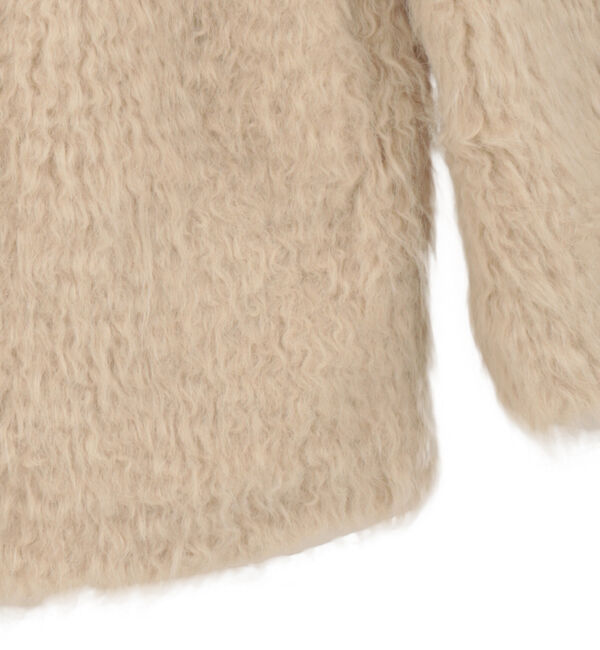 Liesse「【LEHA/レハ】BEIGE FAUX FUR HALF COAT(DR4FC001)」|その他|