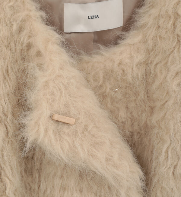 Liesse「【LEHA/レハ】BEIGE FAUX FUR HALF COAT(DR4FC001)」|その他|