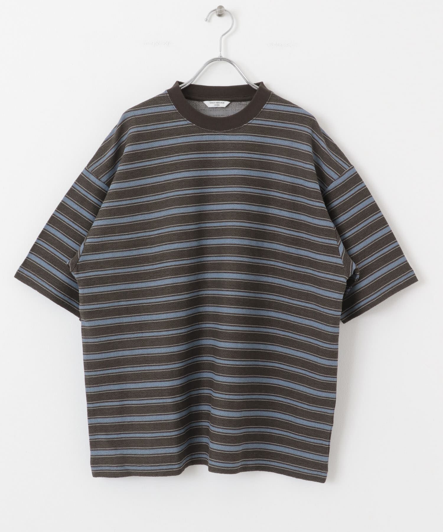 URBAN RESEARCH DOORS「プリントボーダーショートスリーブTシャツ」|Tシャツ・カットソー|