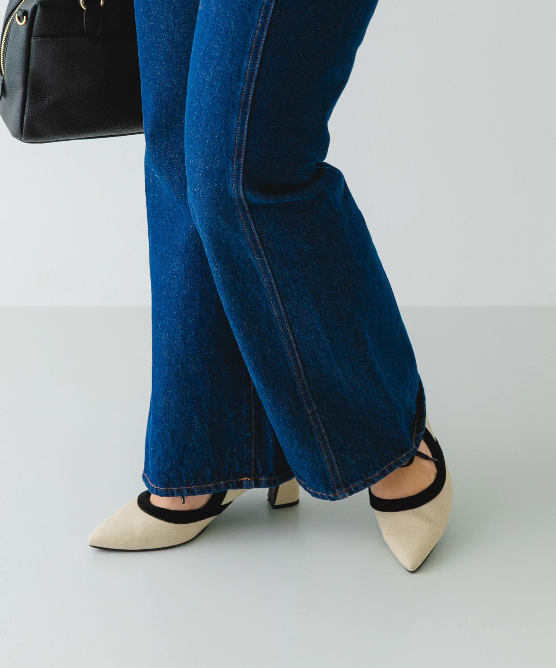 RODE SKO「『MADE IN JAPAN』チャンキーヒールリボンパンプス」|パンプス|