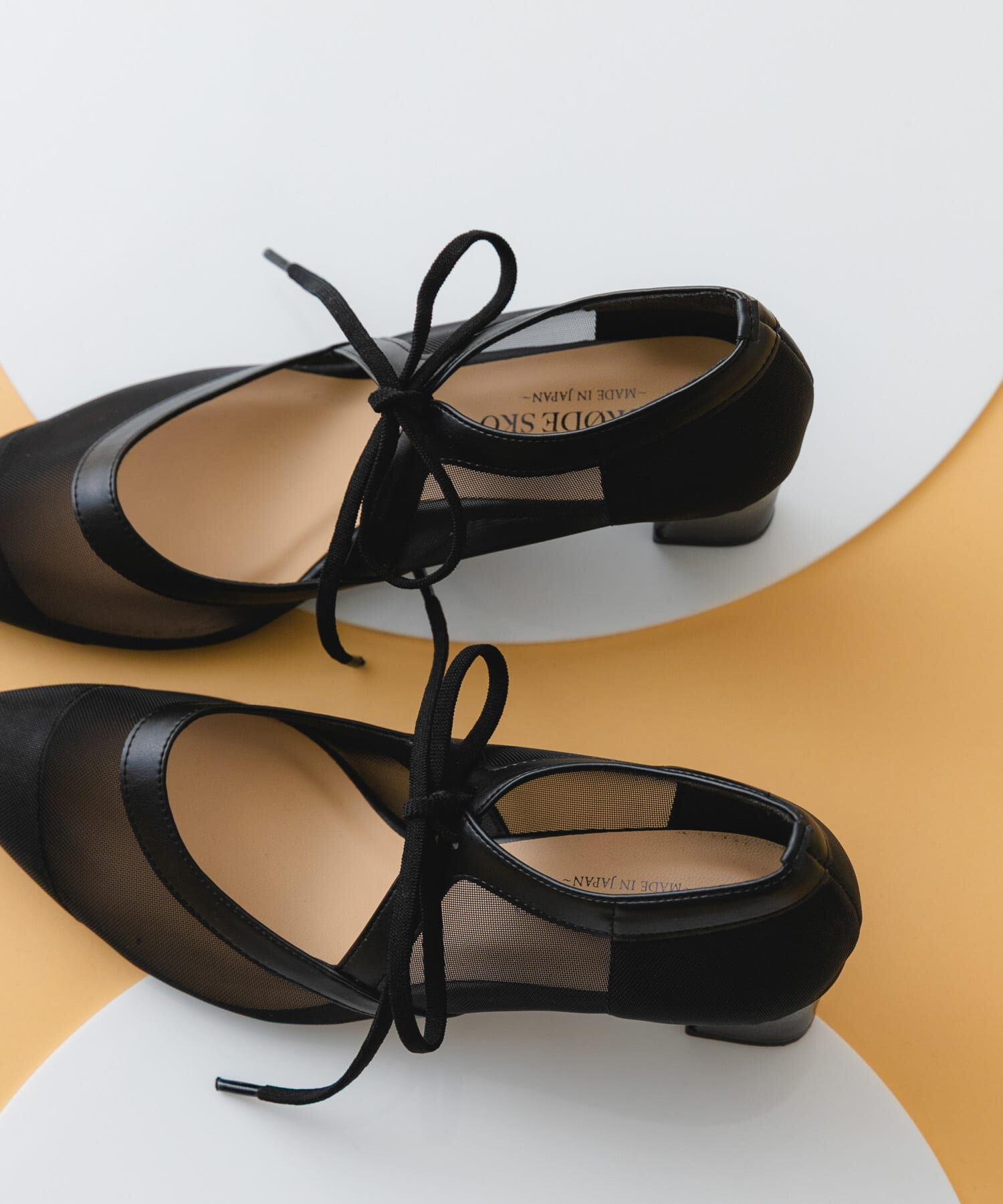 RODE SKO「『MADE IN JAPAN』チャンキーヒールリボンパンプス」|パンプス|