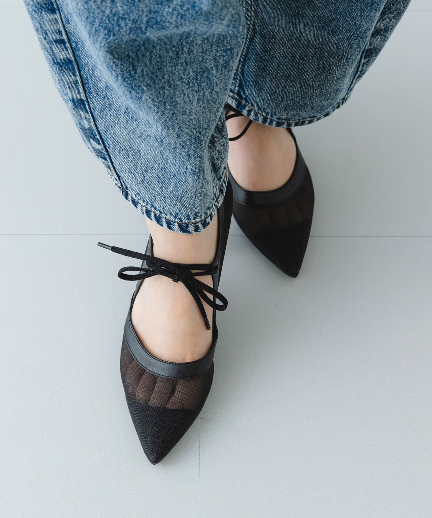 RODE SKO「『MADE IN JAPAN』チャンキーヒールリボンパンプス」|パンプス|