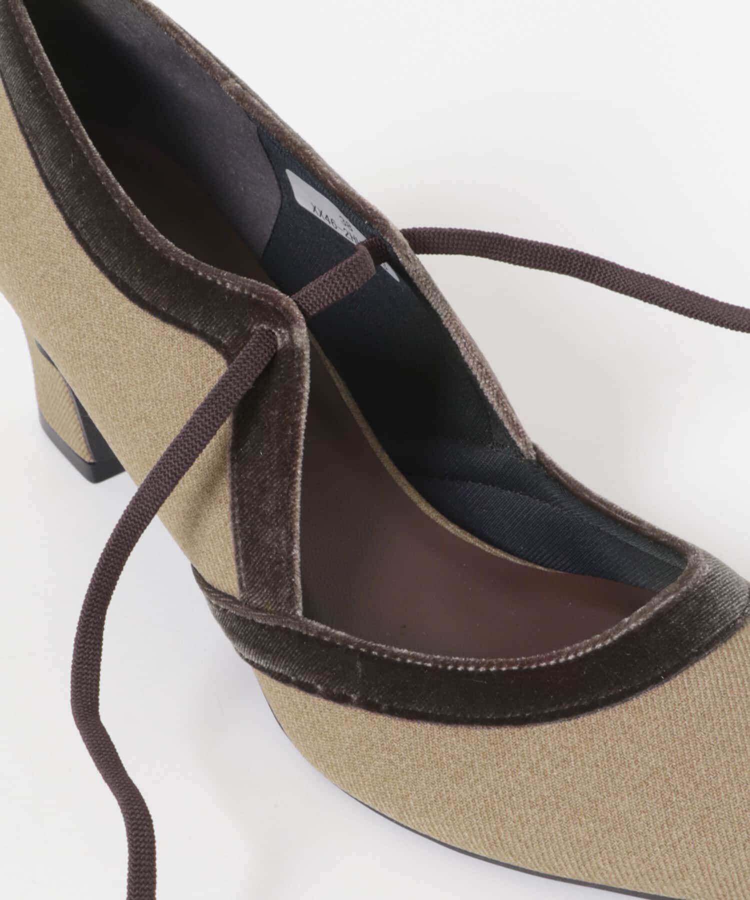 RODE SKO「『MADE IN JAPAN』チャンキーヒールリボンパンプス」|パンプス|