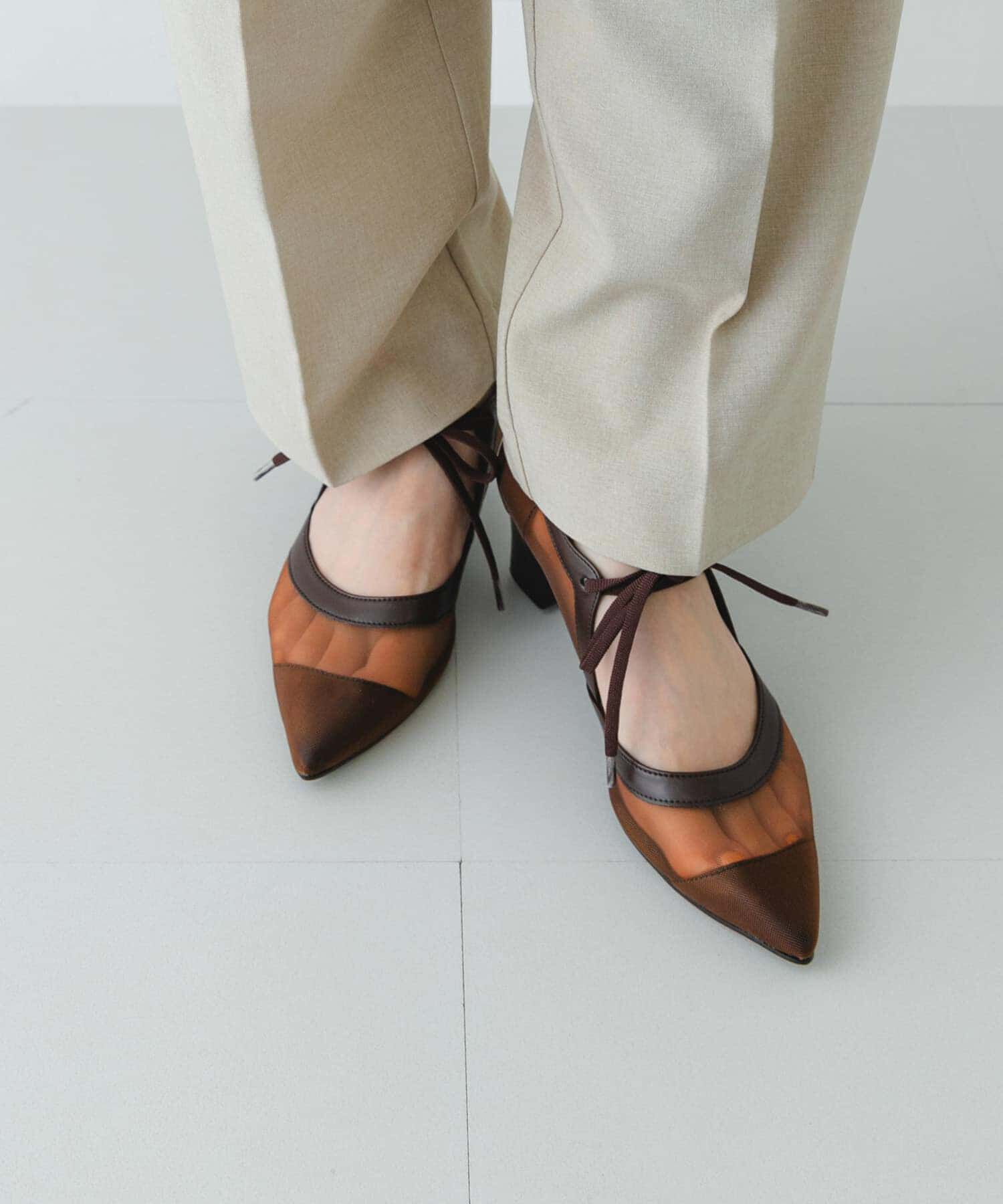 RODE SKO「『MADE IN JAPAN』チャンキーヒールリボンパンプス」|パンプス|