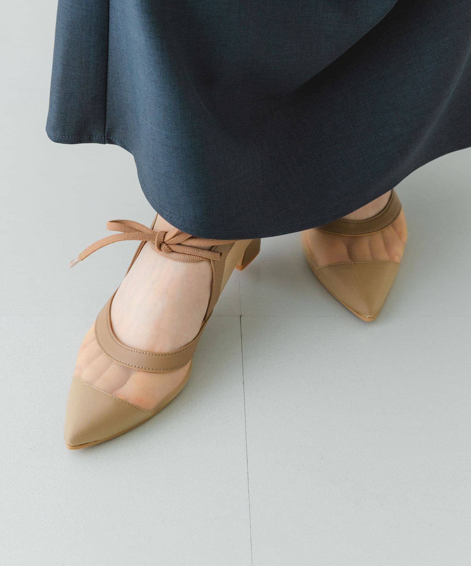 RODE SKO「『MADE IN JAPAN』チャンキーヒールリボンパンプス」|パンプス|