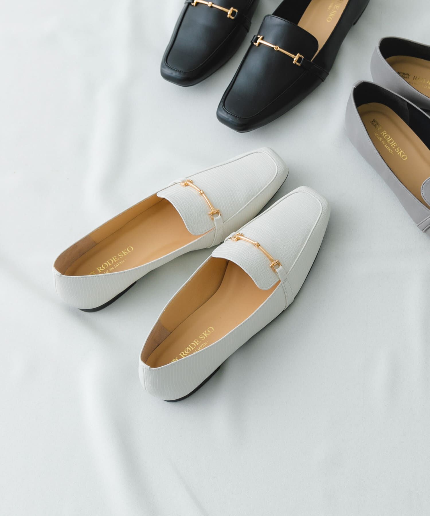 RODE SKO「『MADE IN JAPAN』 スクエアトゥ細ビットローファー」|ローファー|