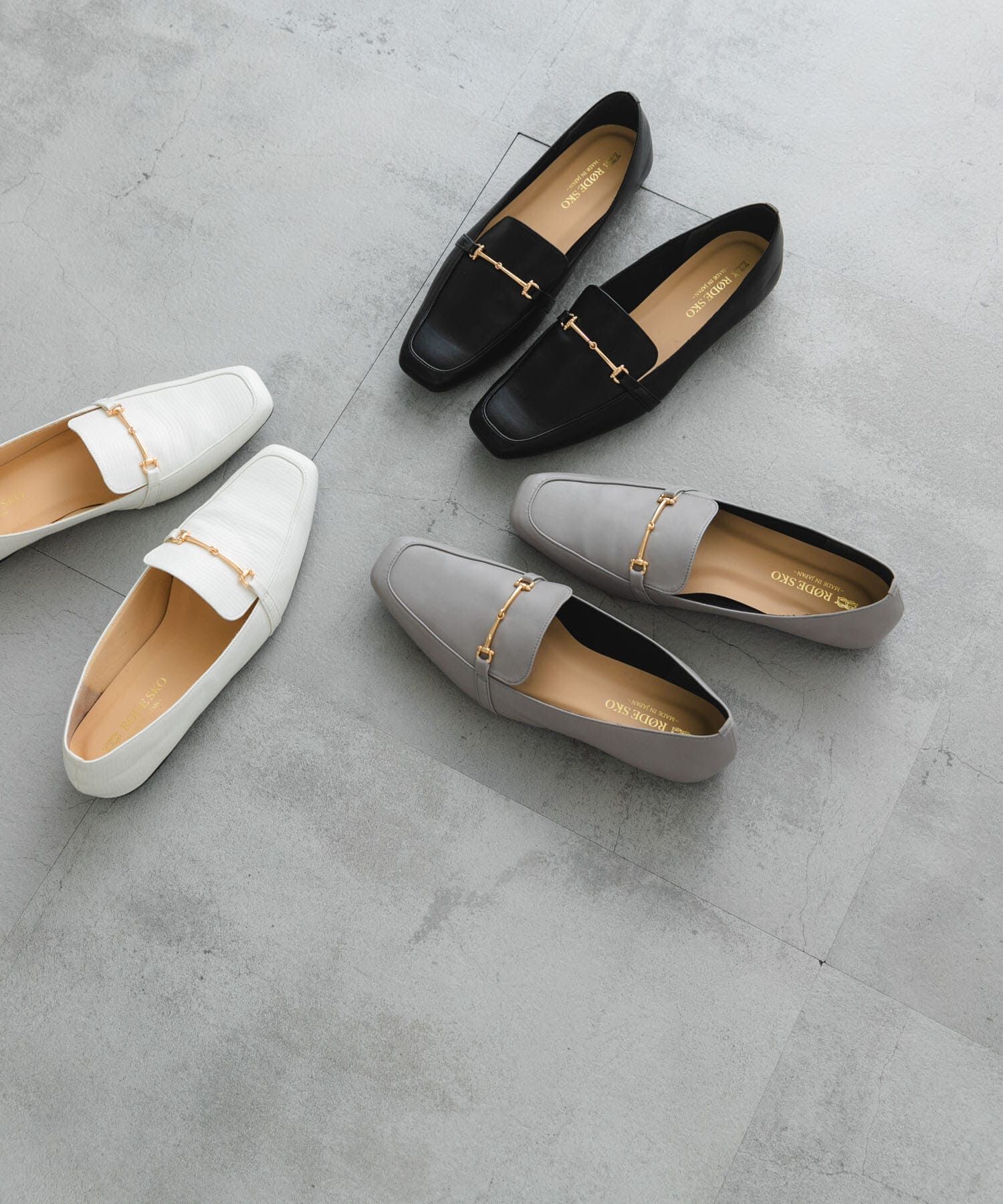 RODE SKO「『MADE IN JAPAN』 スクエアトゥ細ビットローファー」|ローファー|