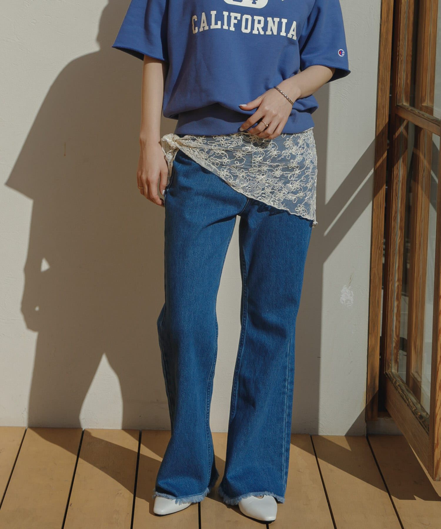 Sonny Label 「チュールエンブロイダリーストール」|ストール|