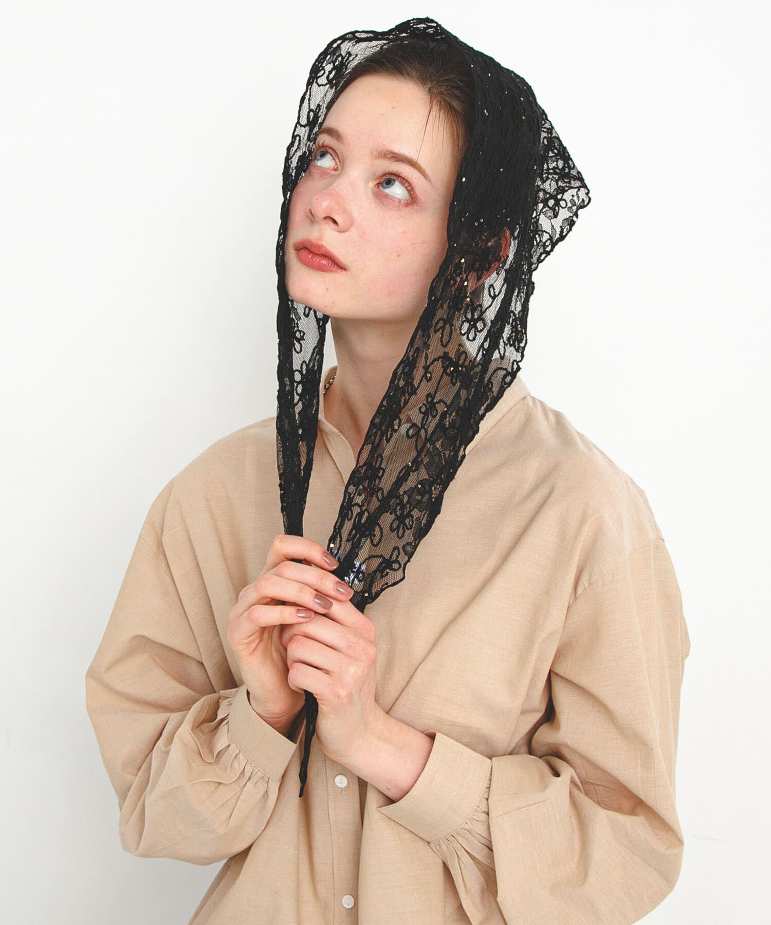 Sonny Label 「チュールエンブロイダリーストール」|ストール|