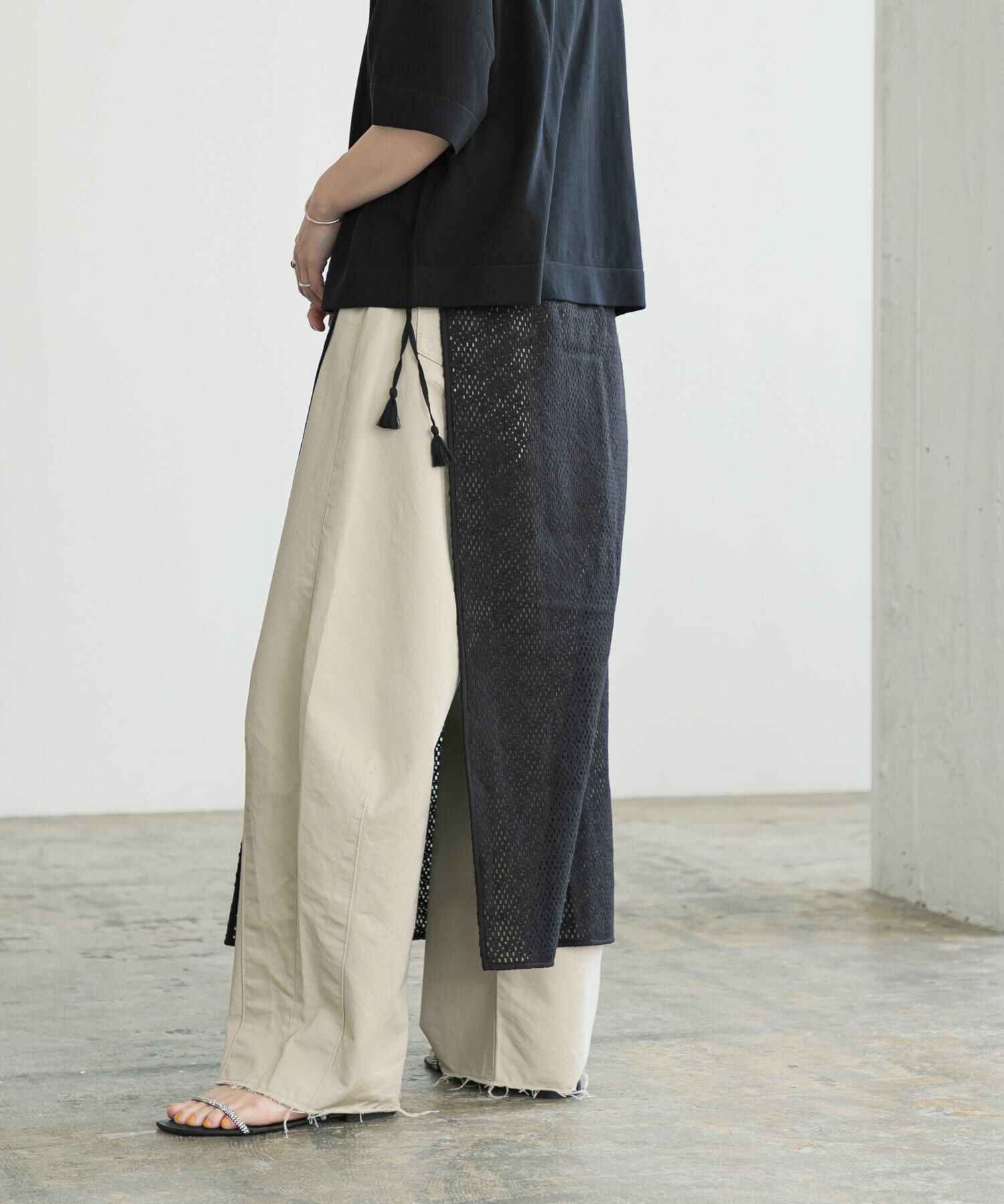 URBAN RESEARCH「インドコットンレースストール」|スカート|