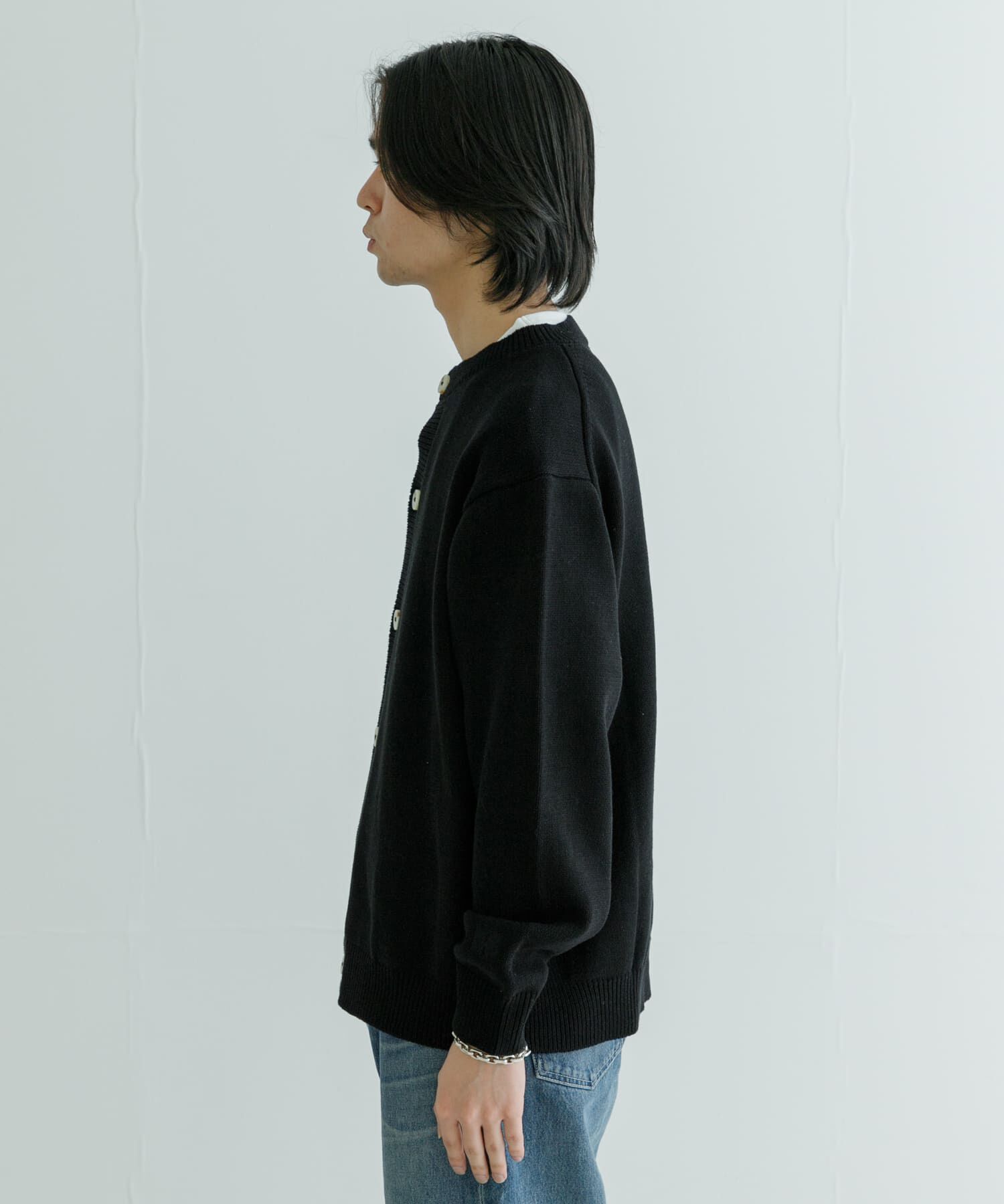 URBAN RESEARCH「『別注』RUSSELL ATHLETIC&times;UR　CREW NECK CARDIGAN」|カーディガン|