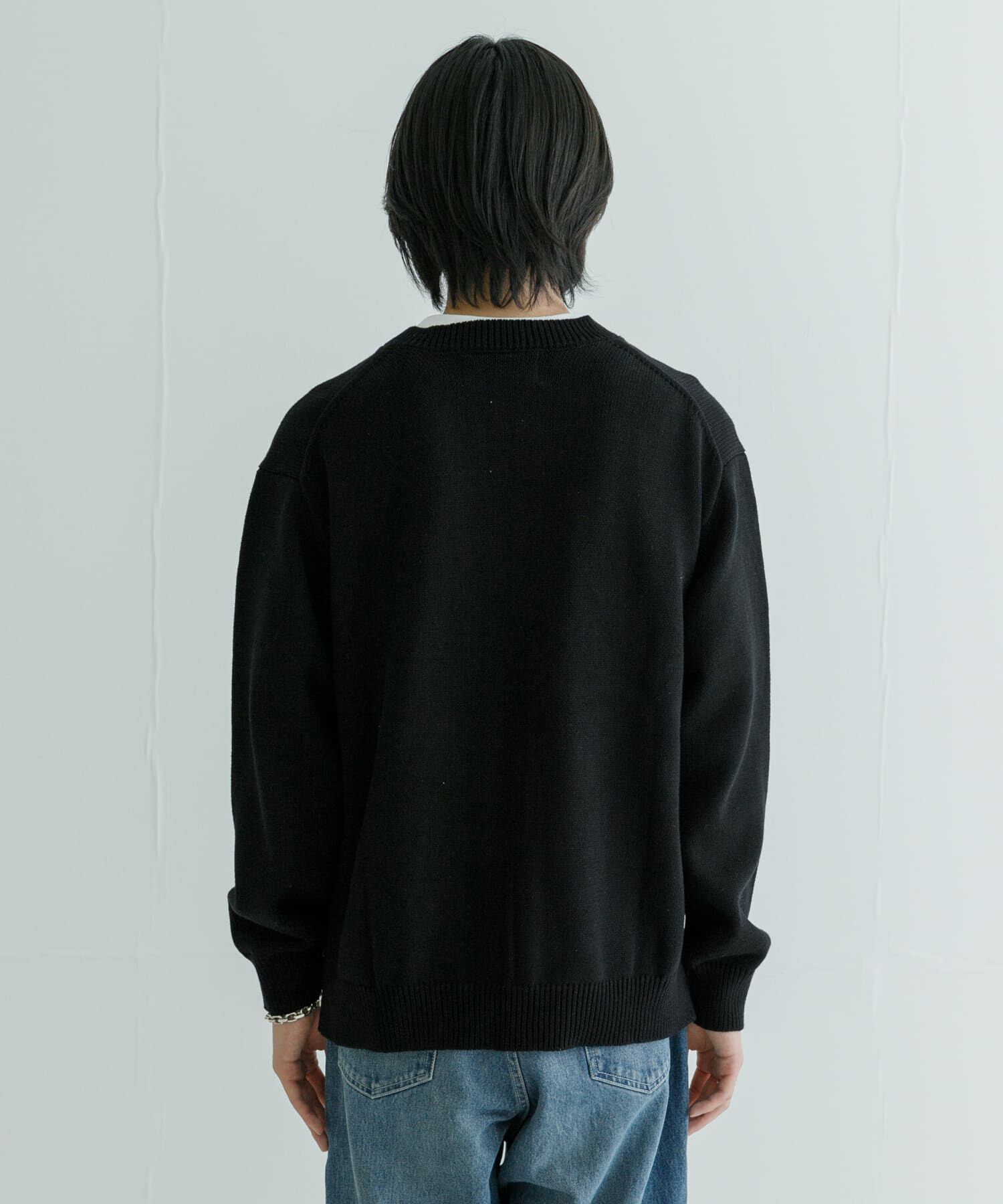 URBAN RESEARCH「『別注』RUSSELL ATHLETIC&times;UR　CREW NECK CARDIGAN」|カーディガン|