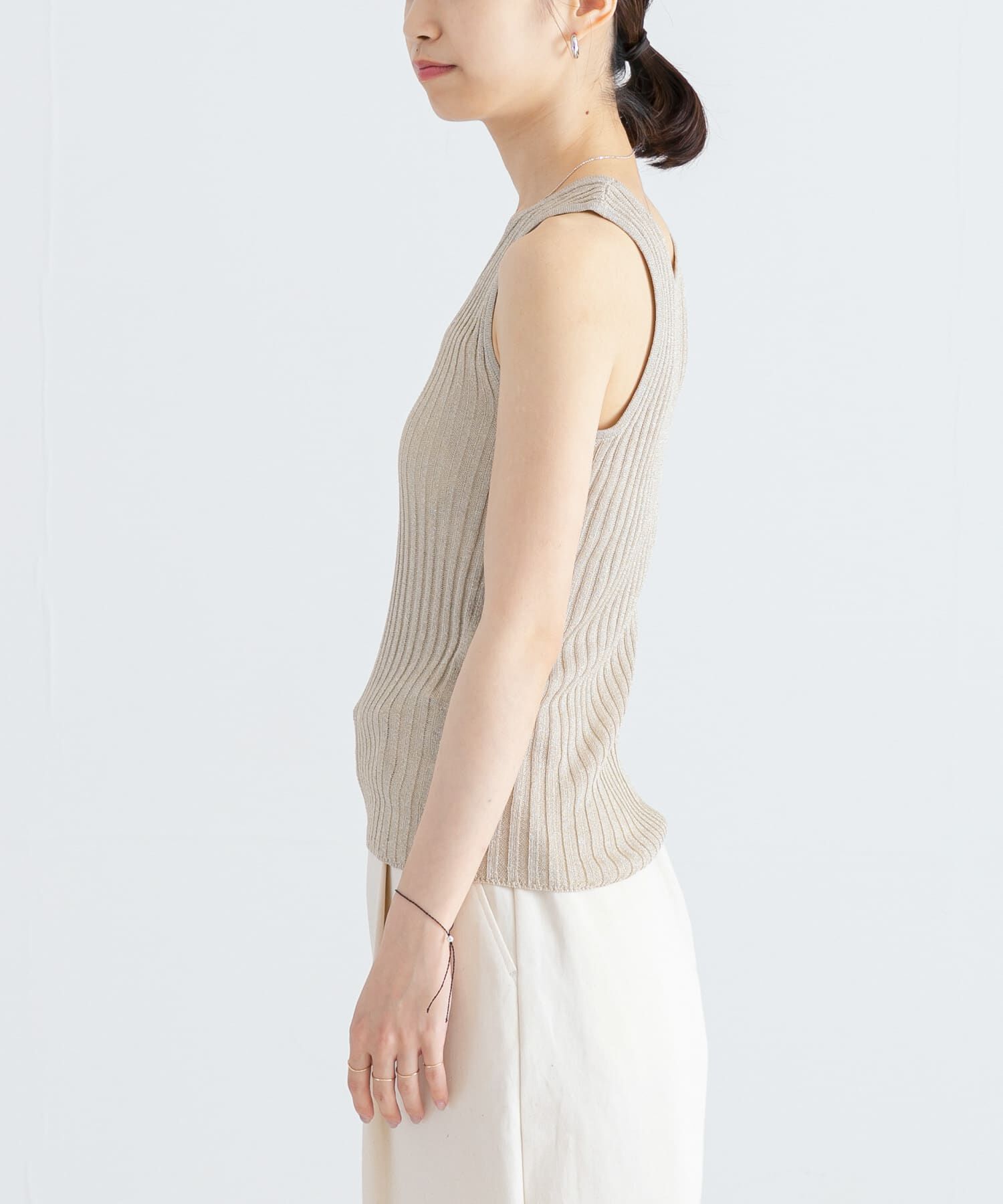 URBAN RESEARCH「ハイゲージラメタンクトップ」|タンクトップ|