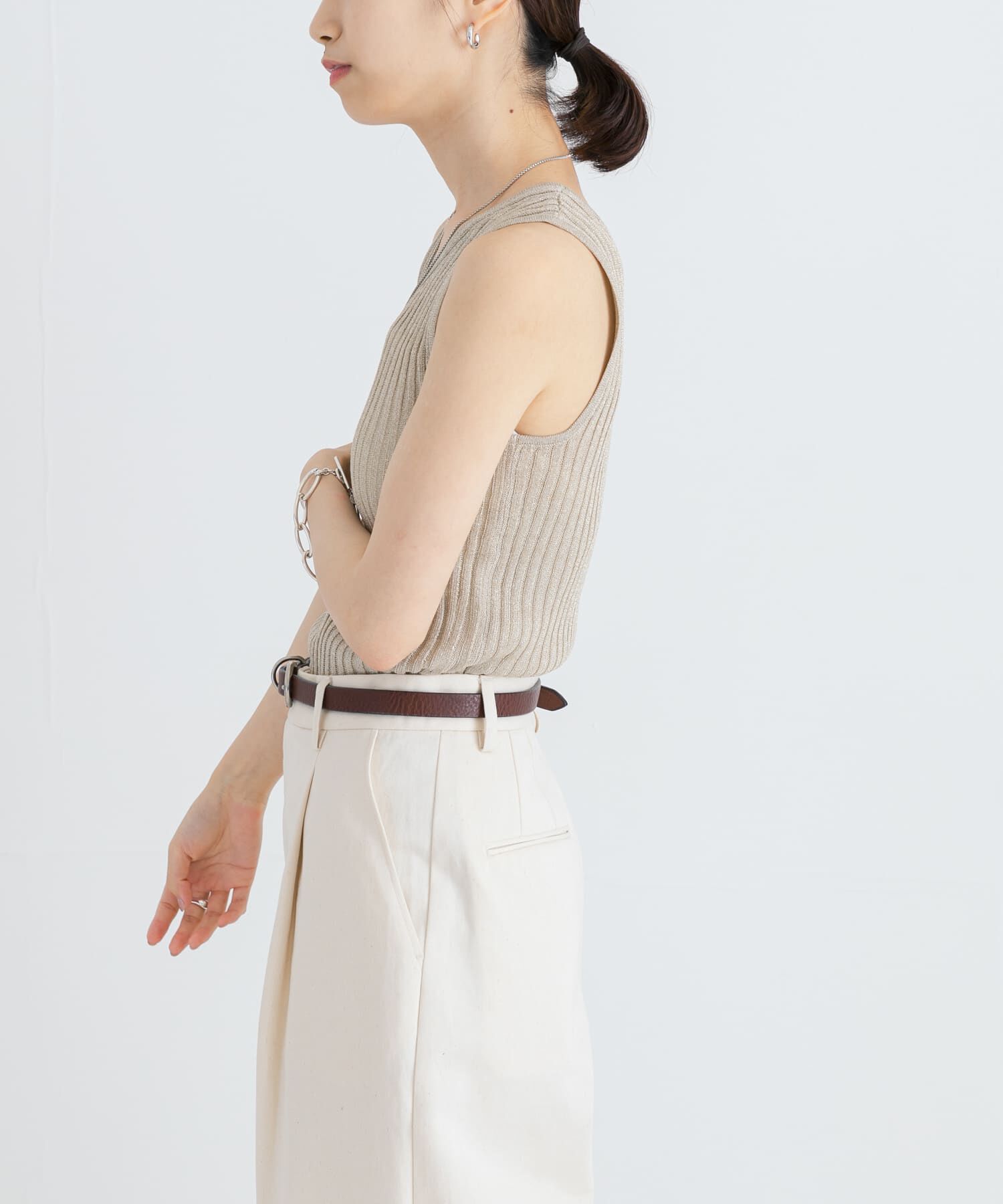 URBAN RESEARCH「ハイゲージラメタンクトップ」|タンクトップ|