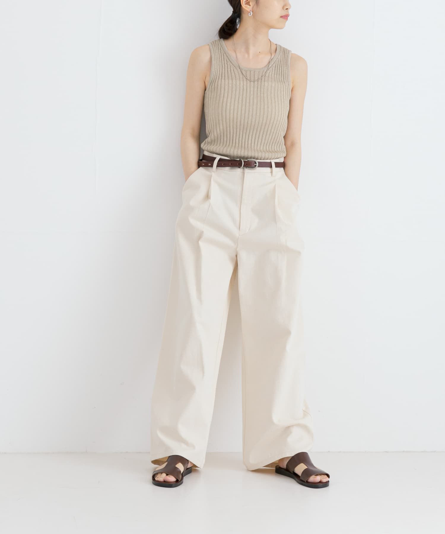 URBAN RESEARCH「ハイゲージラメタンクトップ」|タンクトップ|