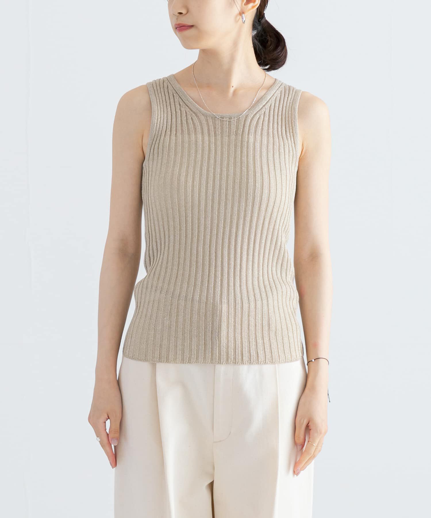 URBAN RESEARCH「ハイゲージラメタンクトップ」|タンクトップ|