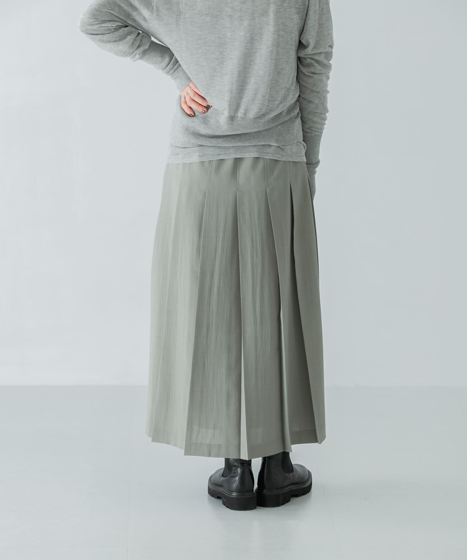 URBAN RESEARCH「梳毛ライクプリーツスカート」|スカート|