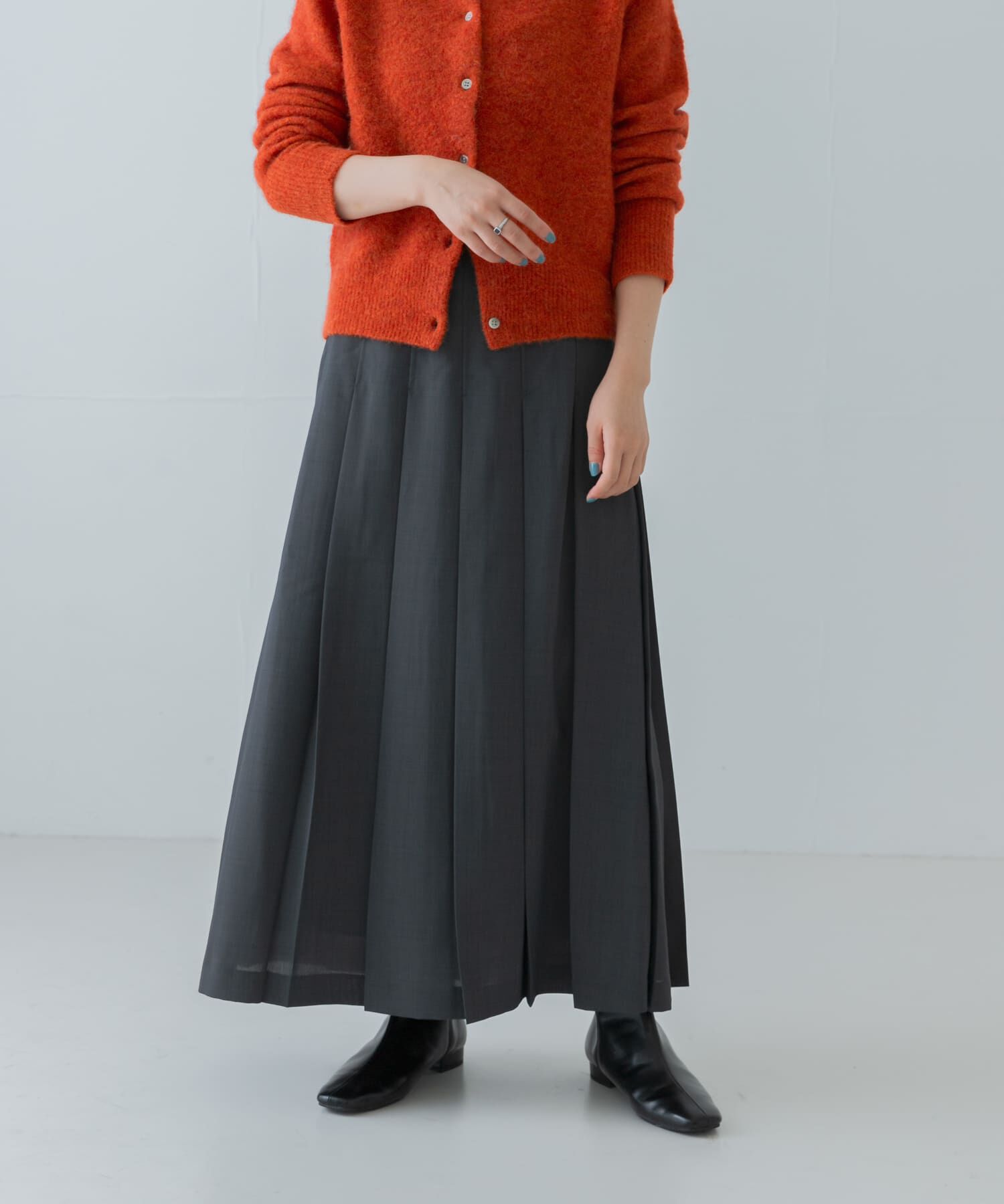 URBAN RESEARCH「梳毛ライクプリーツスカート」|スカート|