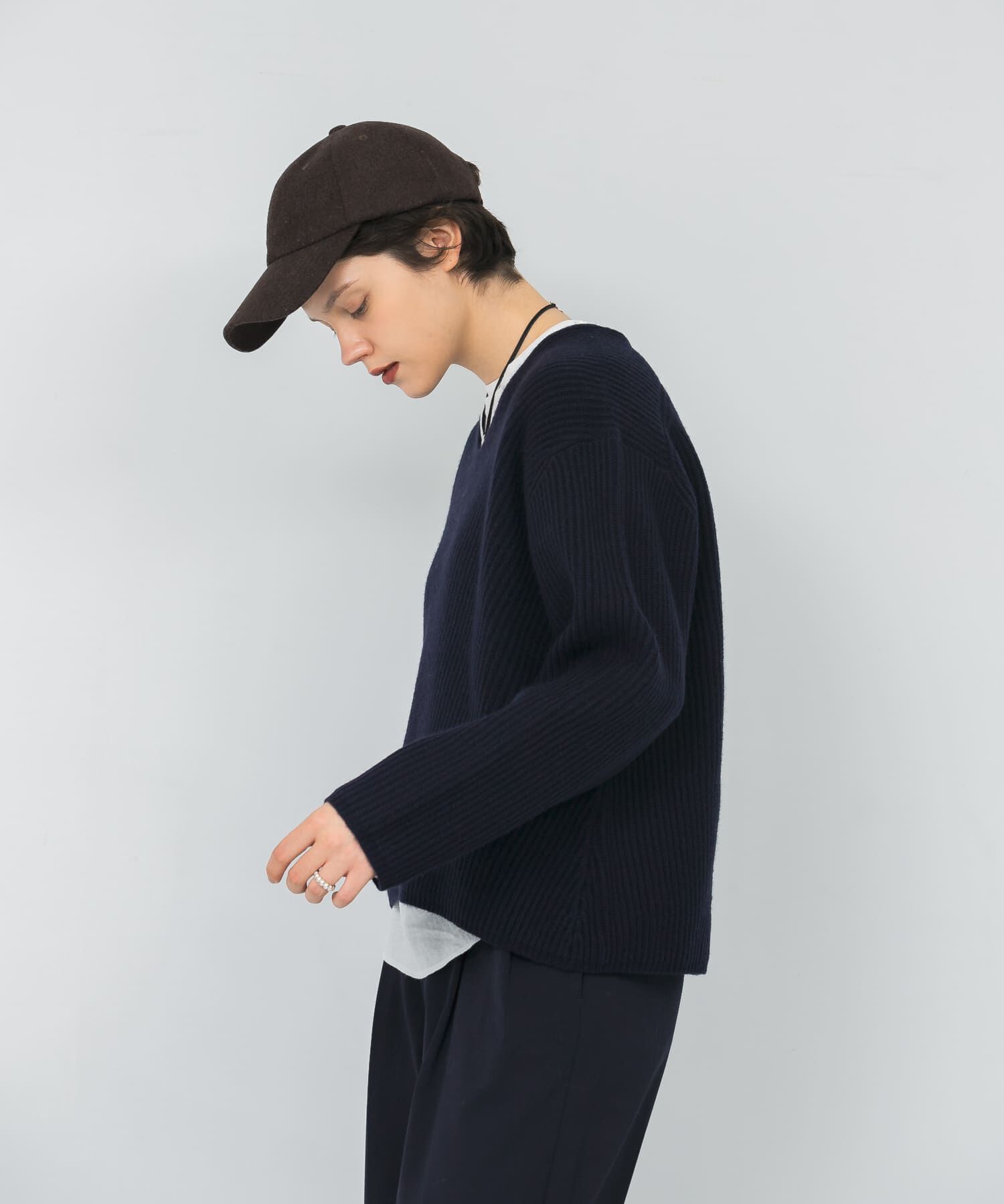 URBAN RESEARCH「メルトンロゴキャップ」|キャップ・キャスケット|