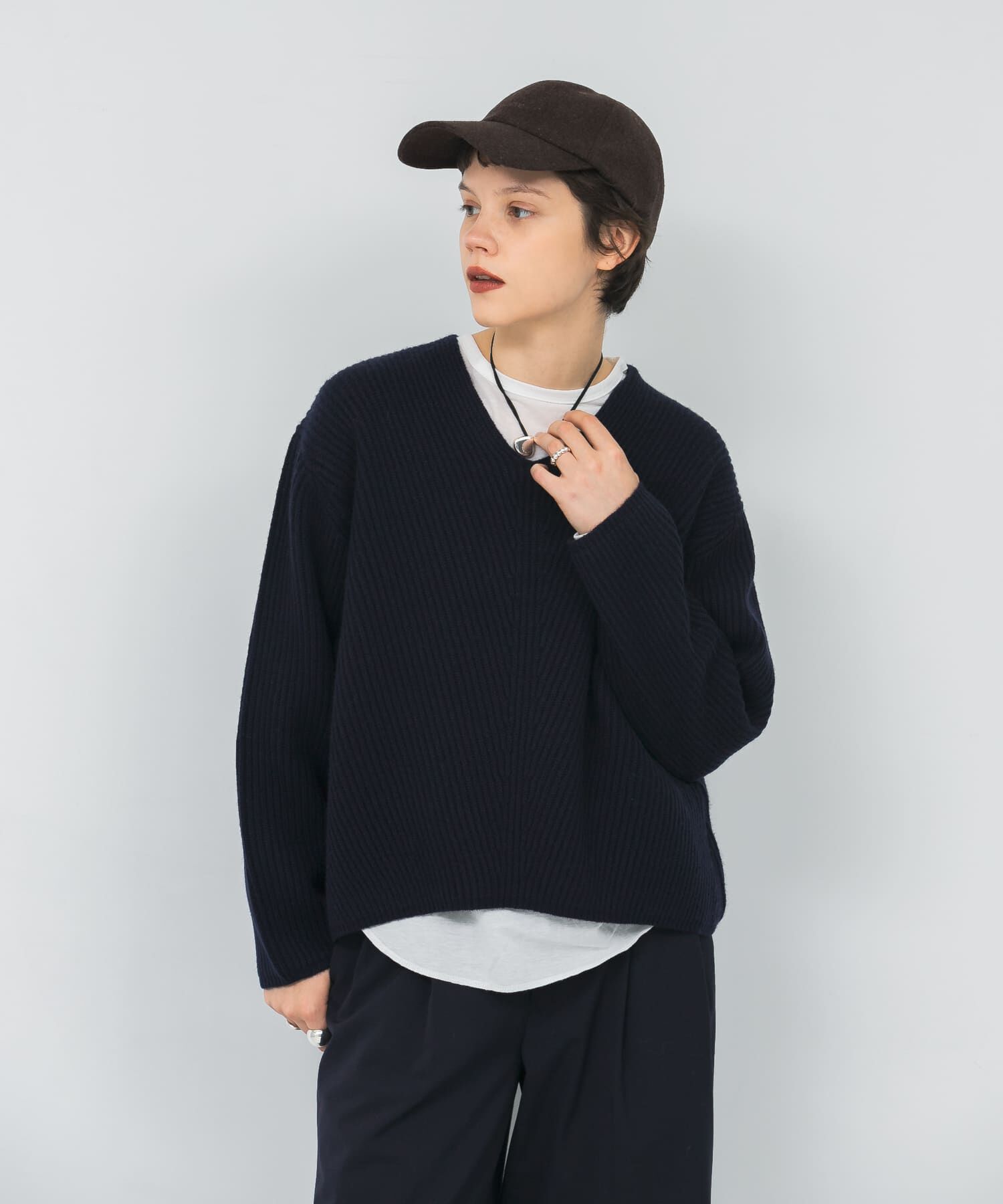 URBAN RESEARCH「メルトンロゴキャップ」|キャップ・キャスケット|