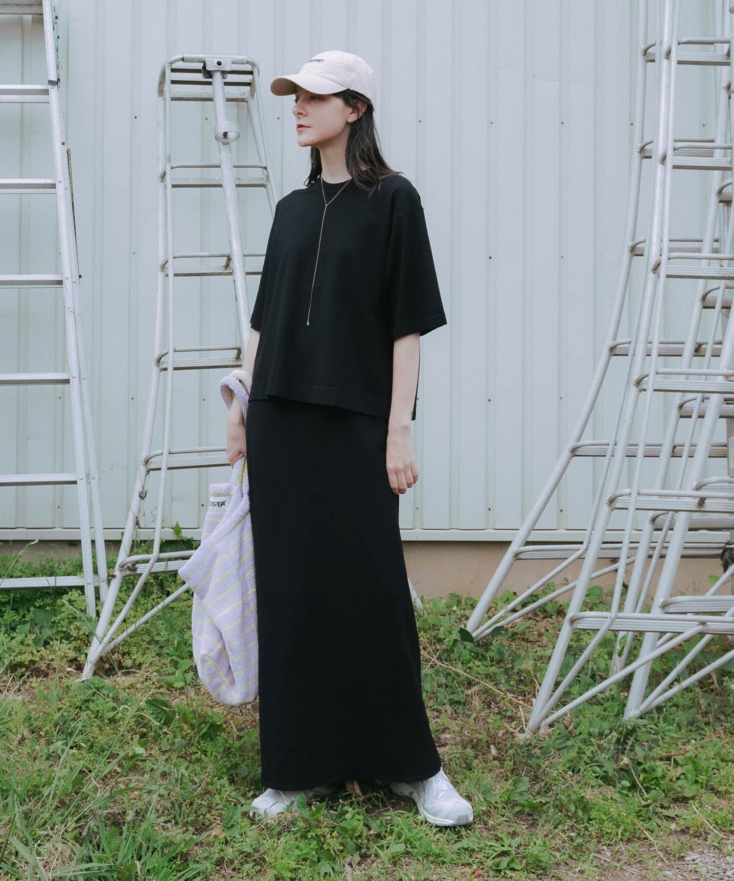 URBAN RESEARCH「ドライタッチハイゲージニットTシャツ」|Tシャツ・カットソー|