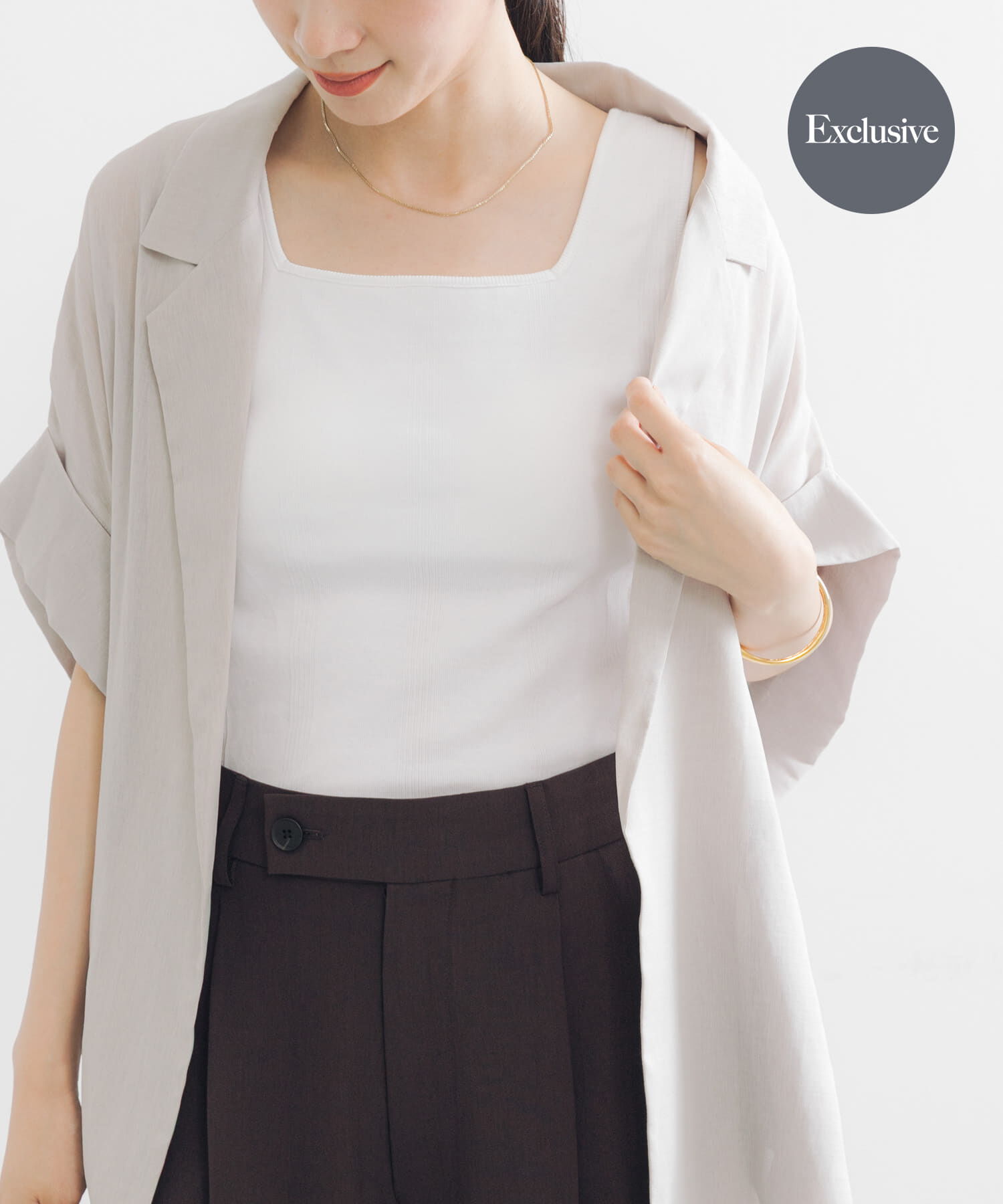 URBAN RESEARCH「『別注』Miller&times;URBAN RESEARCH　カップ付タンクトップ」|タンクトップ|ホワイト