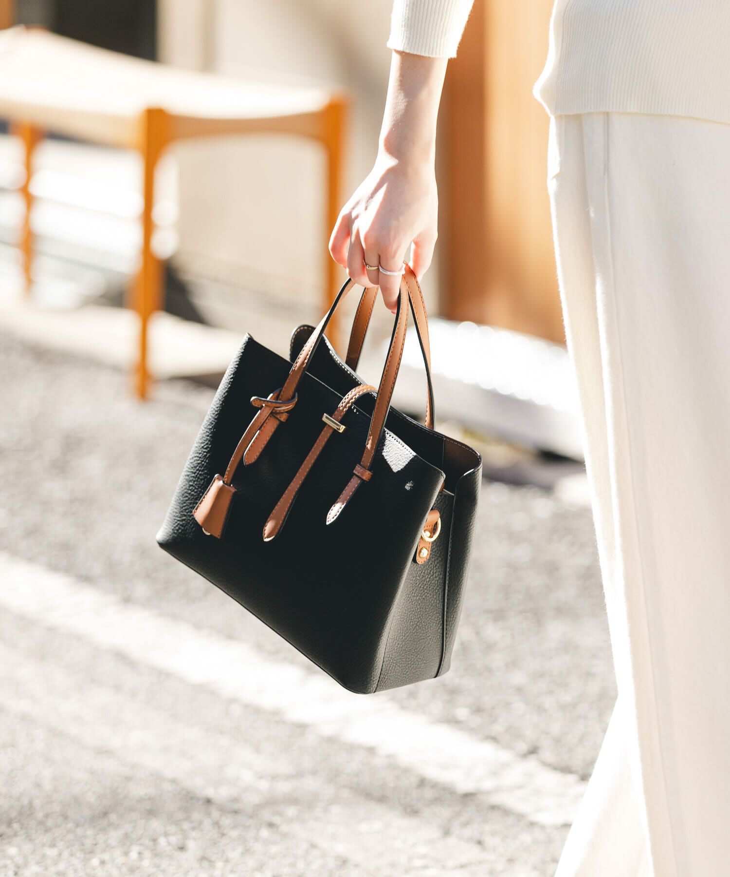 RODE SKO「チャーム付ミドルバッグ『Msize』」|トートバッグ|