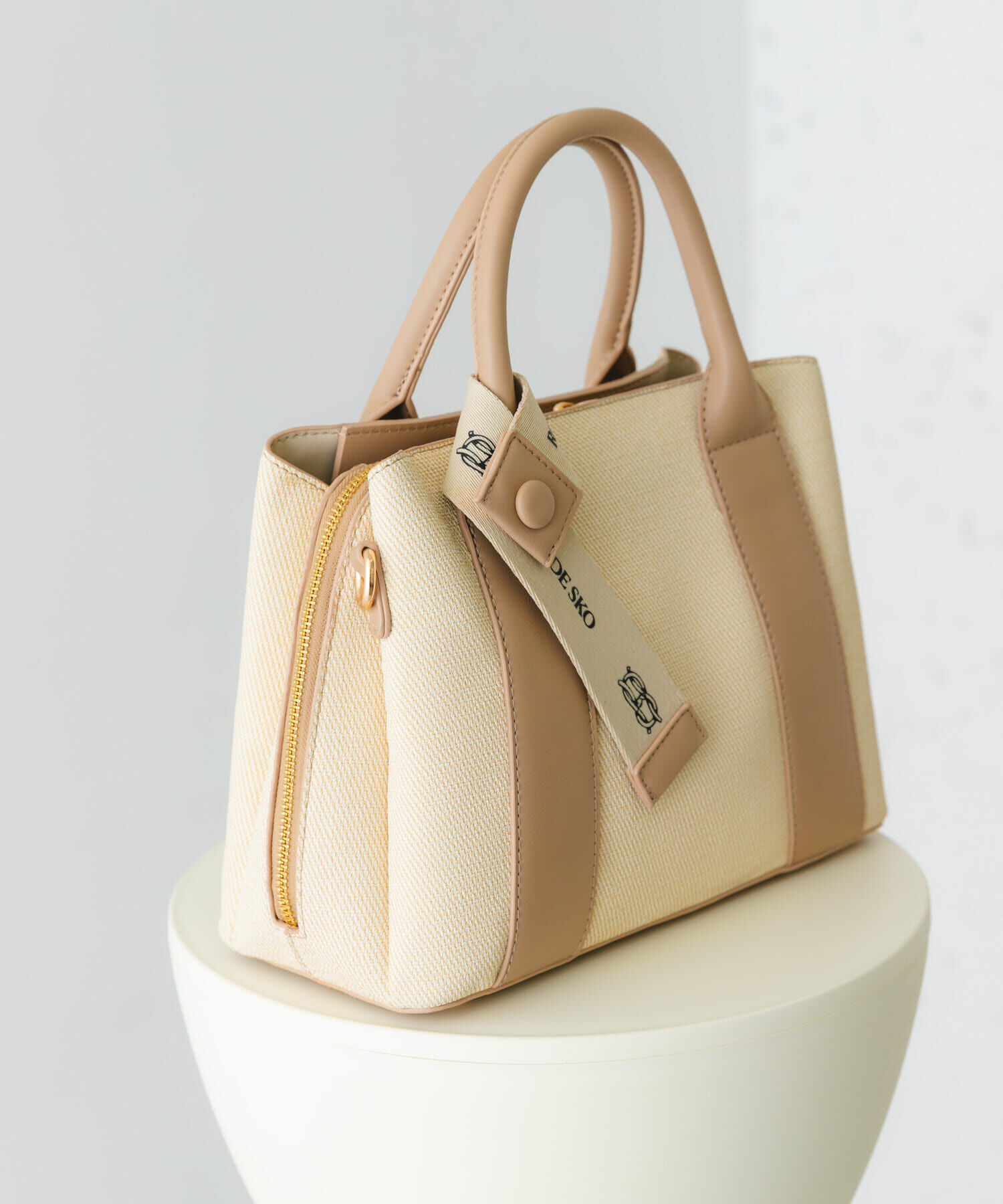 RODE SKO「ロゴリボン付2WAYハンドバッグ」|ハンドバッグ|