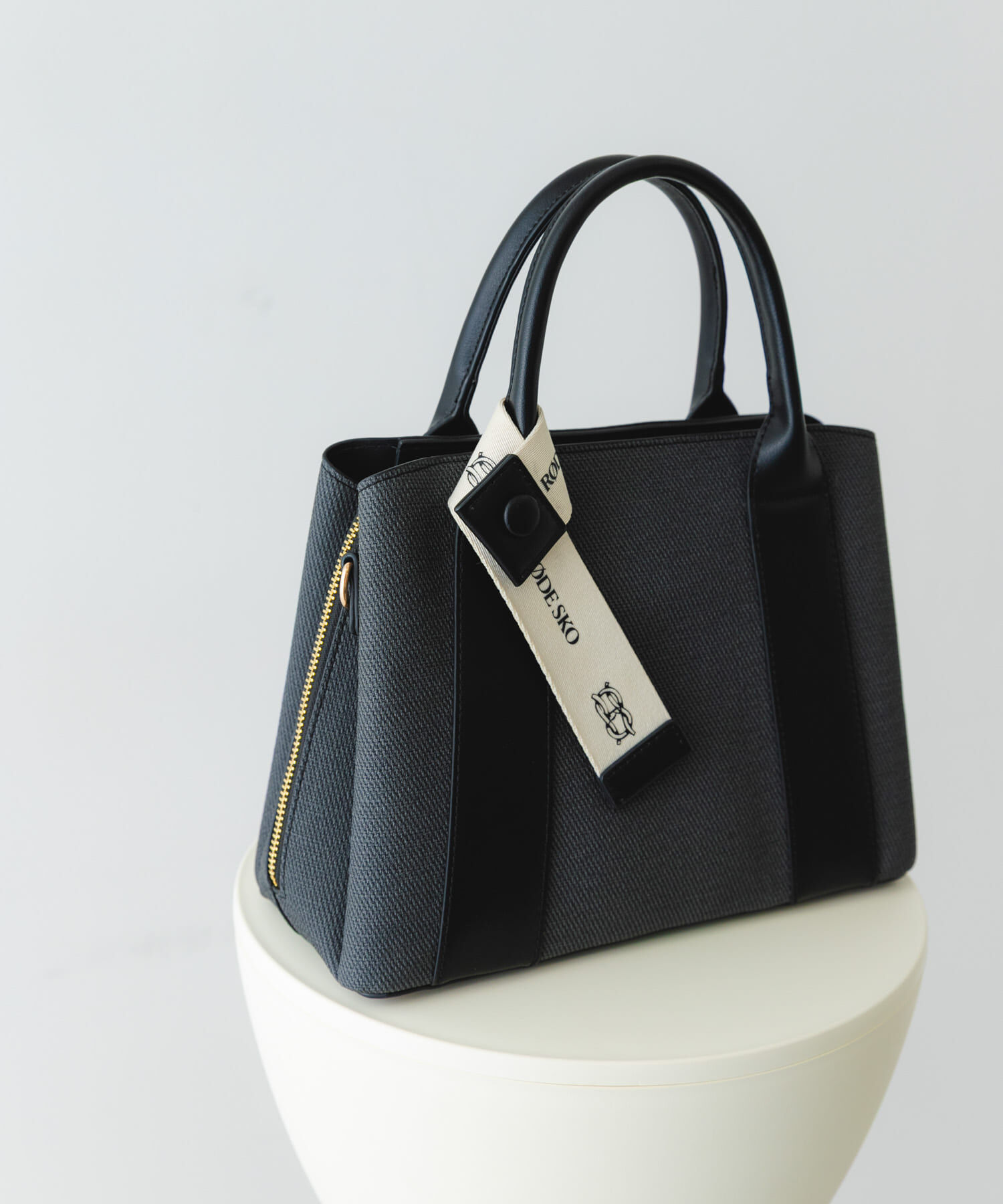 RODE SKO「ロゴリボン付2WAYハンドバッグ」|ハンドバッグ|