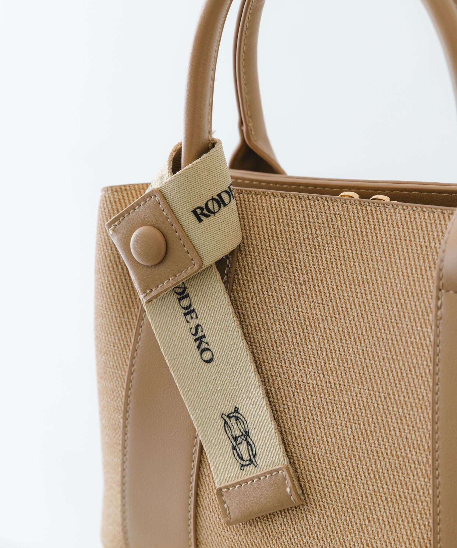 RODE SKO「ロゴリボン付2WAYハンドバッグ」|ハンドバッグ|
