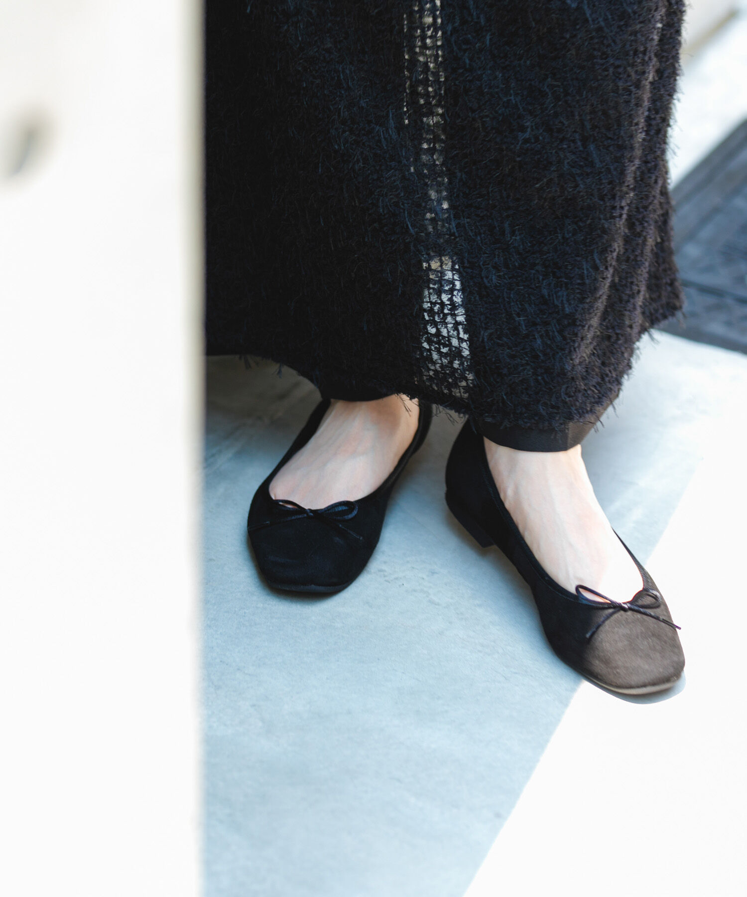 RODE SKO「『リアルレザー』シープスキンバレエシューズ」|バレエシューズ|